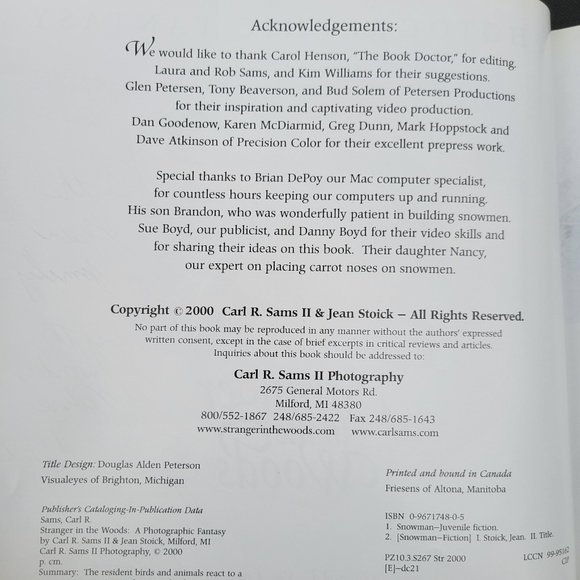 Stranger in the Woods: A Photographic Fantasy ~ Signed by Authors! - Picture 13 of 16